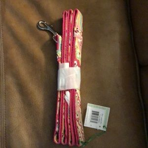 New Vera Bradley Pet Leash M-L Capri Melon 6’ Long